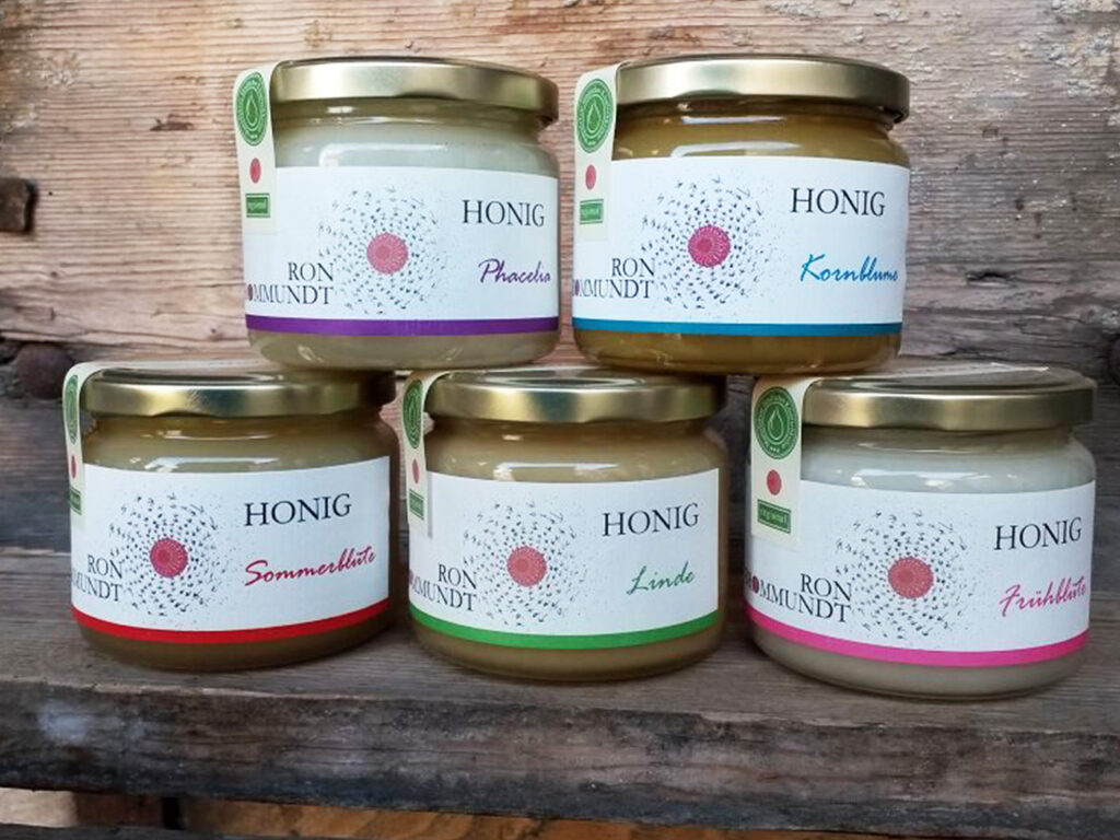 Trockengummierte Etiketten Mühlenhof Brommundt